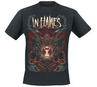 In Flames Ghost in My Head Uomo T-Shirt Nero 100% Cotone Regular