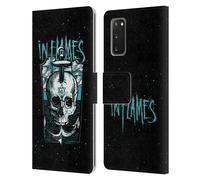 IN FLAMES METALLO GRUNGE CUSTODIA COVER A PORTAFOGLIO PER SAMSUNG TELEFONI 1