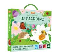 In giardino. Amici animali. Ediz. a colori. Con gioco da tavolo - Martinel...