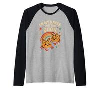 in Ginocchio per Il Goon Crab Rangoon Meme Dumb Gooning Maglia con Maniche Raglan