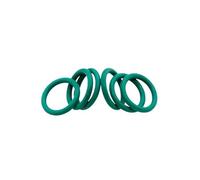 in gomma fluorurata verde FKM, diametro esterno 4-70 mm, spessore CS 1/1,5/2 mm, guarnizione di tenuta resistente all'olio, agli acidi e agli alcali(OD 9MM-30PCS_CS 2MM)