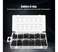 in Gomma, Kit Assortimento di 300 Pezzi 12 Dimensioni Guarnizione in Gomma Anello di Tenuta Guarnizione Kit in Gomma Universale (300 pezzi)