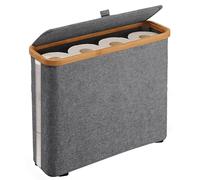 In grado di contenere 12 rotoli eleganti per organizer bagno con coperchio attac