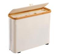 In grado di contenere 12 rotoli eleganti per organizer bagno con coperchio attac