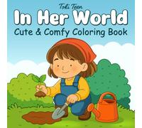 In Her World: Cute & Comfy Coloring Book Featuring Cozy Scenes of Gardening, Hobbies, Self-Care, and Everyday Life for Kids, Teens, and Adults (Girl Moments Coloring)