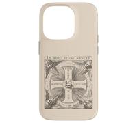 In Hoc Signo Vinces Agnello di Dio In questo segno Conquista Custodia per iPhone 14 Pro