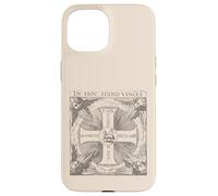 In Hoc Signo Vinces Agnello di Dio In questo segno Conquista Custodia per iPhone 15