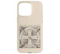 In Hoc Signo Vinces Agnello di Dio In questo segno Conquista Custodia per iPhone 15 Pro Max