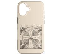 In Hoc Signo Vinces Agnello di Dio In questo segno Conquista Custodia per iPhone 16