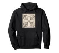 in Hoc Signo Vinces Agnello di Dio in Questo Segno Conquista Felpa con Cappuccio