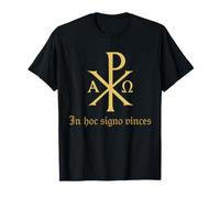 in hoc signo vinces - Catholic Chi Rho Maglietta