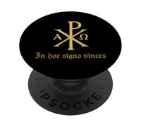 In hoc signo vinces - Catholic Chi Rho PopSockets PopGrip Adesivo