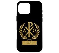 IN HOC SIGNO VINCES - Chi Rho Simbolo dei Cavalieri Templari Custodia per iPhone 16 Pro Max