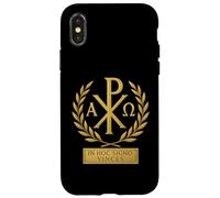 IN HOC SIGNO VINCES - Chi Rho Simbolo dei Cavalieri Templari Custodia per iPhone X/XS
