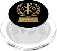IN HOC SIGNO VINCES - Chi Rho Simbolo dei Cavalieri Templari PopSockets PopGrip per MagSafe