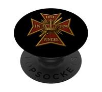 IN HOC SIGNO VINCES - Simbolo dei Cavalieri Templari PopSockets PopGrip Adesivo