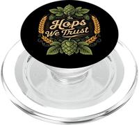 In Hops We Trust Craft Beer Brewing Design PopSockets PopGrip per MagSafe