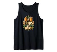 In Hops We Trust Funny Beer Brewing Graphic Canotta