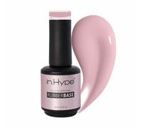 IN.HYPE Base Coat elastica in gomma indurente UV/LED, rivestimento correttivo con migliore adesione, colori soak-off mandorla n. 9