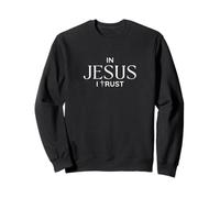 In Jesus I Trust Jesus Lover Christian Uomo Donna Felpa