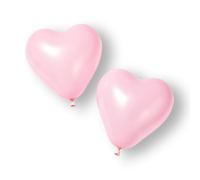 IN JOOYAA - Palloncini a forma di cuore rosa, 50 pezzi, 30,5 cm, per San Valentino, matrimoni, feste di compleanno, decorazioni