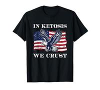 In Ketosis We Crust Funny Keto Diet Low Carb Carnivore Maglietta