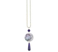 IN LEBOLE Collezione The Circle Sogno Collana da Donna in Ottone Pietra Viola