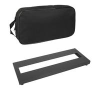 In lega di alluminio Effetto Chitarra Pedale Board Holder Piastra Portatile Effetti Stand Grande Chitarra Pedale Board Con Borsa per il