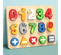 in legno con numeri di animali per bambini da 1 a 3 anni, regali di