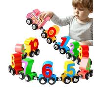 in legno magnetico educativo per bambini - Preschool Educational Toy | in legno numerato per i numeri di apprendimento | Gioco di smistamento del colore a Boisson, montess0ri Caro Regalo p