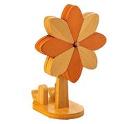 In Legno, Naturale Resistente Al Calore Con Supporto Per Telefono Sottobicchieri Resistenti Al Calore | Set Per Caldi Windmill | Per Pentola, Padella, Cio