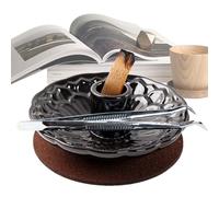 in legno sacro - Piattaforma di diffusione in argilla, accessorio per asta riscaldante, contenitore per cenere resistente, decorazione interna durevole | elemento compatto ideale per la