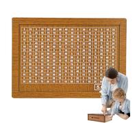 in legno, scatola di risparmio - Cassa di monete con denaro e numeri, scatola di risparmio di denaro in legno, moneta retrò per la decorazione della casa