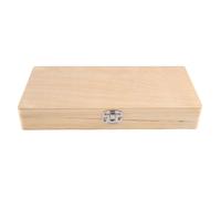 IN Legno Scorrimento Box Contenitore Porta 50 Diapositive Microscopio Facile Uso