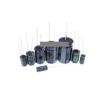 In-line aluminum electrolytic capacitor 2.2UF 50V 100V 250V 400V 450V 20% high frequency low resistance CZAOINCU(50VGreen gold5x11 50)
