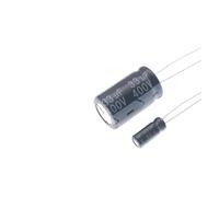 In-line aluminum electrolytic capacitor 33UF 16V 25V 35V 50V 100V 250V 400V 450V / green gold high frequency400V MQXFCZUX(16V 4x7 50pcs)