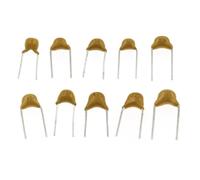 In-line monolithic ceramic capacitor pack 0.1uf - 10uf mixed monolithic capacitor pack, 500PCS in a box