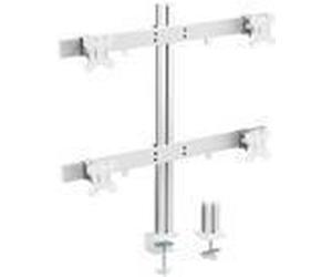 In linea - kit di fissaggio - per 4 annunci LCD - plastica alluminio acciaio - trama fine grigio - dimensione dello schermo 43. NEW