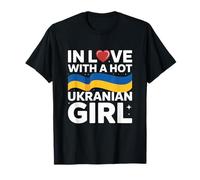 in Love with a Hot Ukranian Girl, Ukraine Girlfriend Couple Maglietta