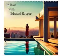 In love with Edward Hopper (Wall Calendar 2026 12" x 24" / 30 x 60 cm (aperto) Calvendo 12 Month Wall Calendar