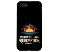 In Lui abbiamo redenzione Efesini Bibbia Versetto Cristiano Custodia per iPhone SE (2020) / 7 / 8