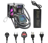 in magazzino Nuovo Bitcoin Mining NerdQaxe++ Hydro 4.8TH/s 60W a bassa potenza, SHA-256 ASIC Miner, efficienza 15J/TH, WiFi 2.4G, include PSU, per gli appassionati di estrazione mineraria