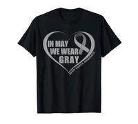 in May We Wear Gray - Brain Cancer Awareness Month 2027 Maglietta