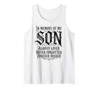 in Memory My Son Always Loved Never Forgotten Forever Missed Canotta