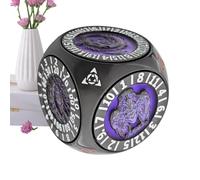 in Metallo | Set di da Gioco Standard | Tavola Geometrica Rotante per Tutta la Famiglia - Compagno da Viaggio per Gruppi e Socialità