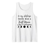 in mia Difesa c'era Una Luna Piena, Divertente Halloween spettrale Canotta