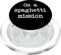 In missione spaghetti Divertente Spaghetti Minimalista PopSockets PopGrip per MagSafe