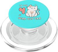 In My 4 Year Old Era, simpatico gattino, divertente animale per il 4° compleanno PopSockets PopGrip per MagSafe