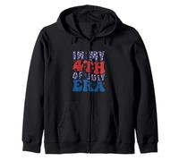 In my 4th of July Era Liberty American Independence Spirit Felpa con Cappuccio