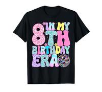 in My 8th Birthday Era Eight Bday 8 Anno Vecchio Compleanno Ragazza Maglietta